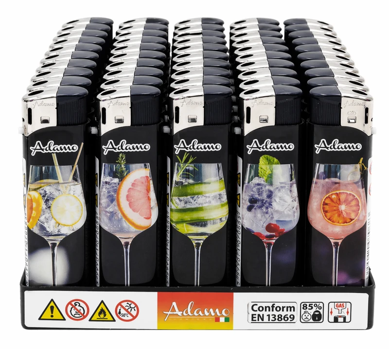 Adamo Brichete Gaz Electronice 50 Buc/Set Diverse Sortimente 189400/189417